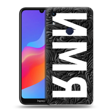 Силиконовый противоударный чехол на Huawei Honor 8A с принтом ИМЯ