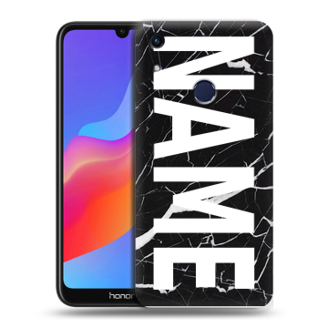 Силиконовый противоударный чехол на Huawei Honor 8A с принтом NAME
