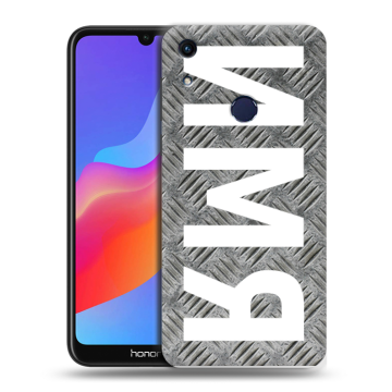 Силиконовый противоударный чехол на Huawei Honor 8A с принтом ИМЯ