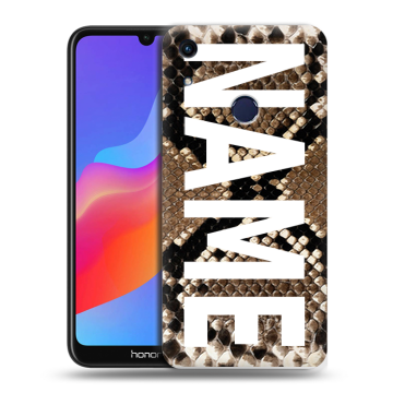 Силиконовый противоударный чехол на Huawei Honor 8A с принтом NAME