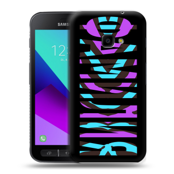 Пластиковый чехол на Samsung Galaxy Xcover 4 с принтом ФАМИЛИЯ