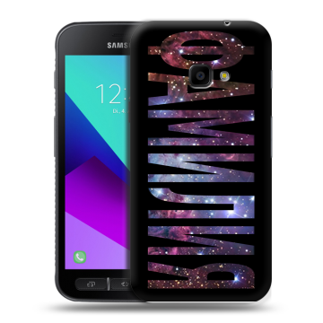 Пластиковый чехол на Samsung Galaxy Xcover 4 с принтом ФАМИЛИЯ