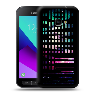 Пластиковый чехол на Samsung Galaxy Xcover 4 с принтом ФАМИЛИЯ