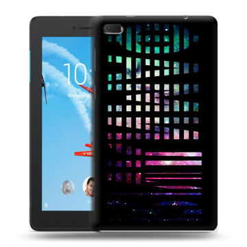 Силиконовый чехол на Lenovo Tab E7 с принтом ФАМИЛИЯ