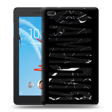 Силиконовый чехол на Lenovo Tab E7 с принтом ФАМИЛИЯ