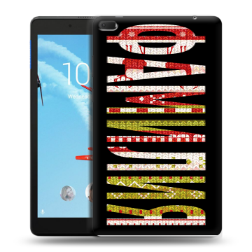 Силиконовый чехол на Lenovo Tab E8 с принтом ФАМИЛИЯ