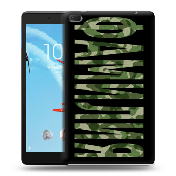 Силиконовый чехол на Lenovo Tab E8 с принтом ФАМИЛИЯ