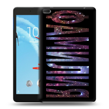 Силиконовый чехол на Lenovo Tab E8 с принтом ФАМИЛИЯ