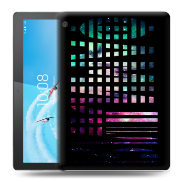Силиконовый чехол на планшета Lenovo Tab M10 с принтом ФАМИЛИЯ