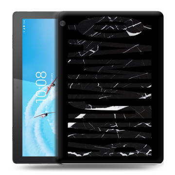 Силиконовый чехол на планшета Lenovo Tab M10 с принтом ФАМИЛИЯ