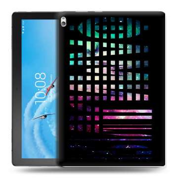 Силиконовый чехол на Lenovo Tab P10 с принтом ФАМИЛИЯ