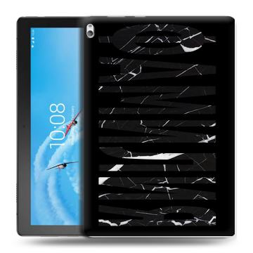 Силиконовый чехол на Lenovo Tab P10 с принтом ФАМИЛИЯ