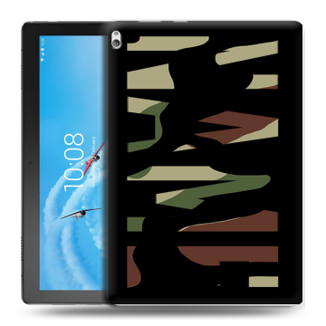 Силиконовый чехол на Lenovo Tab P10 с принтом NAME