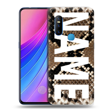 Силиконовый чехол на Vivo V15 с принтом NAME