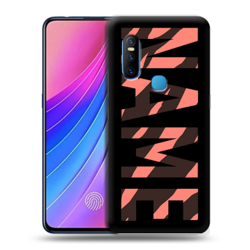 Силиконовый чехол на Vivo V15 с принтом NAME