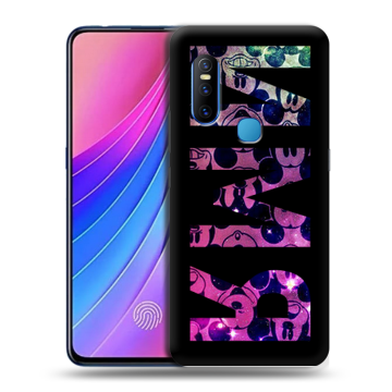 Силиконовый чехол на Vivo V15 с принтом ИМЯ