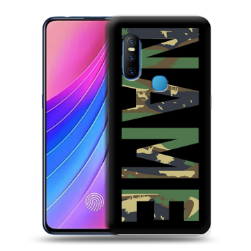 Силиконовый чехол на Vivo V15 с принтом NAME