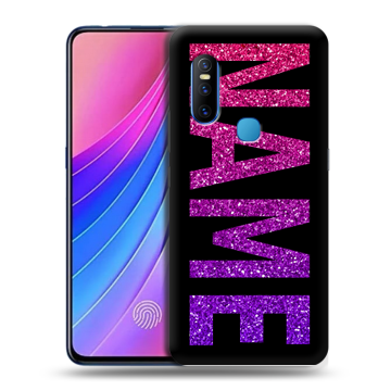 Силиконовый чехол на Vivo V15 с принтом NAME