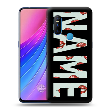 Силиконовый чехол на Vivo V15 с принтом NAME