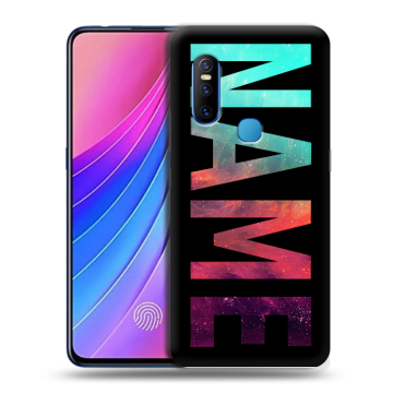 Силиконовый чехол на Vivo V15 с принтом NAME