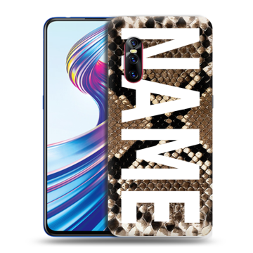 Силиконовый чехол на Vivo V15 Pro с принтом NAME