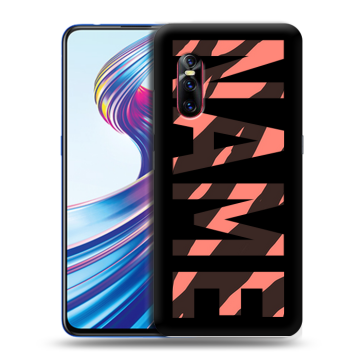 Силиконовый чехол на Vivo V15 Pro с принтом NAME