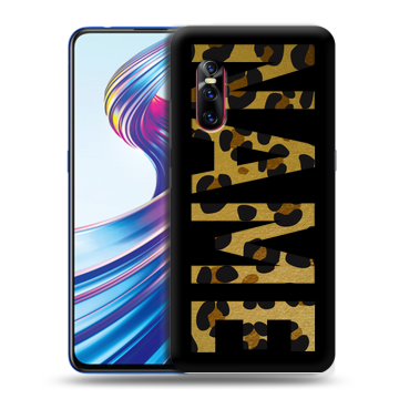 Силиконовый чехол на Vivo V15 Pro с принтом NAME