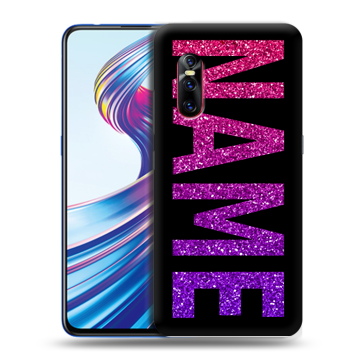 Силиконовый чехол на Vivo V15 Pro с принтом NAME