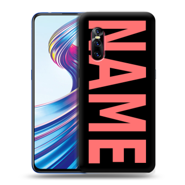 Силиконовый чехол на Vivo V15 Pro с принтом NAME