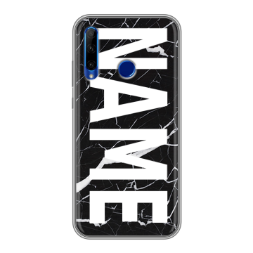 Силиконовый чехол на Huawei Honor 10i с принтом NAME