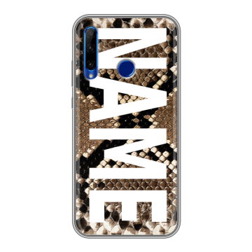 Силиконовый чехол на Huawei Honor 10i с принтом NAME