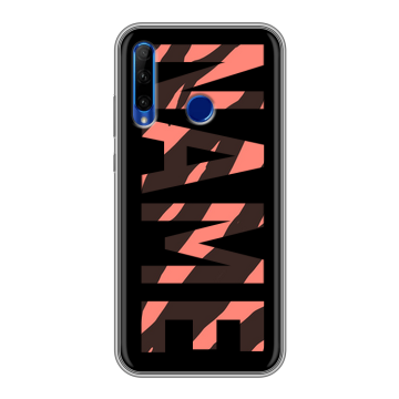 Силиконовый чехол на Huawei Honor 10i с принтом NAME
