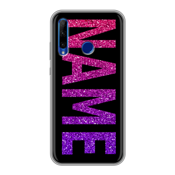 Силиконовый чехол на Huawei Honor 10i с принтом NAME
