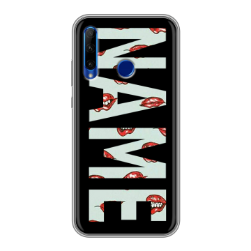 Силиконовый чехол на Huawei Honor 10i с принтом NAME