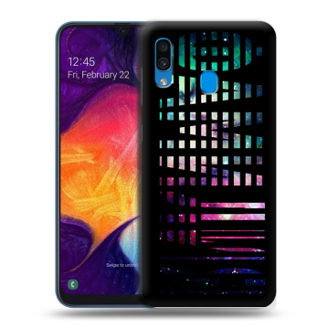 Силиконовый противоударный чехол на Samsung Galaxy A40 с принтом ФАМИЛИЯ