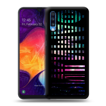 Силиконовый противоударный чехол на Samsung Galaxy A70 с принтом ФАМИЛИЯ