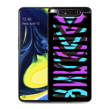 Силиконовый противоударный чехол на Samsung Galaxy A80 с принтом ФАМИЛИЯ