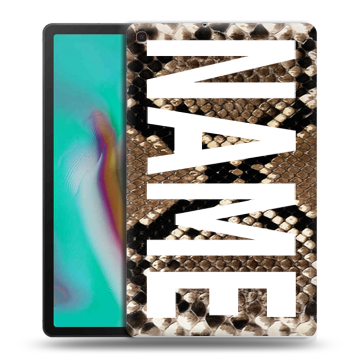 Силиконовый чехол на Samsung Galaxy Tab A 10.1 (2019) с принтом NAME