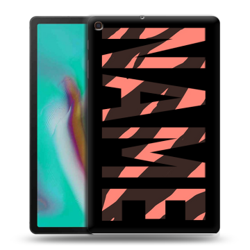 Силиконовый чехол на Samsung Galaxy Tab A 10.1 (2019) с принтом NAME