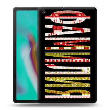 Силиконовый чехол на Samsung Galaxy Tab A 10.1 (2019) с принтом ФАМИЛИЯ