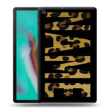 Силиконовый чехол на Samsung Galaxy Tab A 10.1 (2019) с принтом NAME