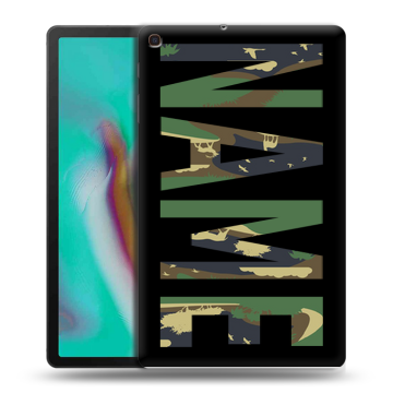 Силиконовый чехол на Samsung Galaxy Tab A 10.1 (2019) с принтом NAME