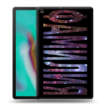 Силиконовый чехол на Samsung Galaxy Tab A 10.1 (2019) с принтом ФАМИЛИЯ