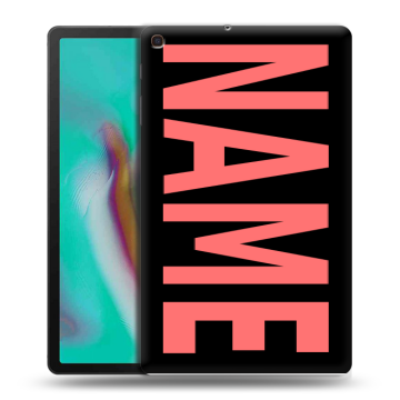 Силиконовый чехол на Samsung Galaxy Tab A 10.1 (2019) с принтом NAME