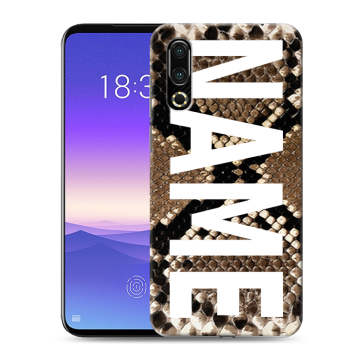 Пластиковый чехол на Meizu 16s с принтом NAME