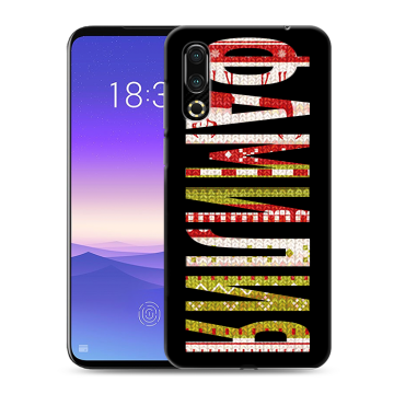 Пластиковый чехол на Meizu 16s с принтом ФАМИЛИЯ