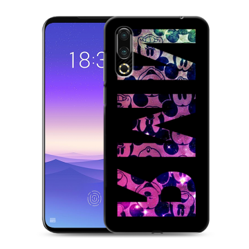 Пластиковый чехол на Meizu 16s с принтом ИМЯ