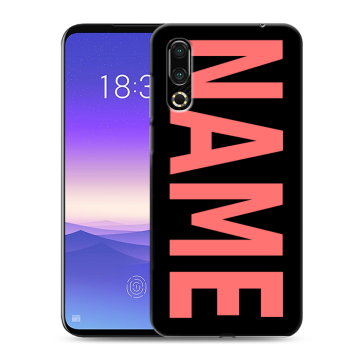 Пластиковый чехол на Meizu 16s с принтом NAME