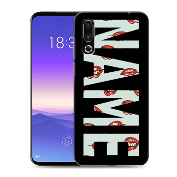 Пластиковый чехол на Meizu 16s с принтом NAME