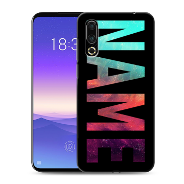 Пластиковый чехол на Meizu 16s с принтом NAME